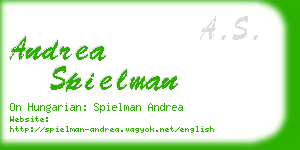 andrea spielman business card